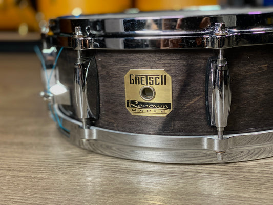 Gretsch Renown 5x14 Maple Snare Drum – Ebony Lacquer