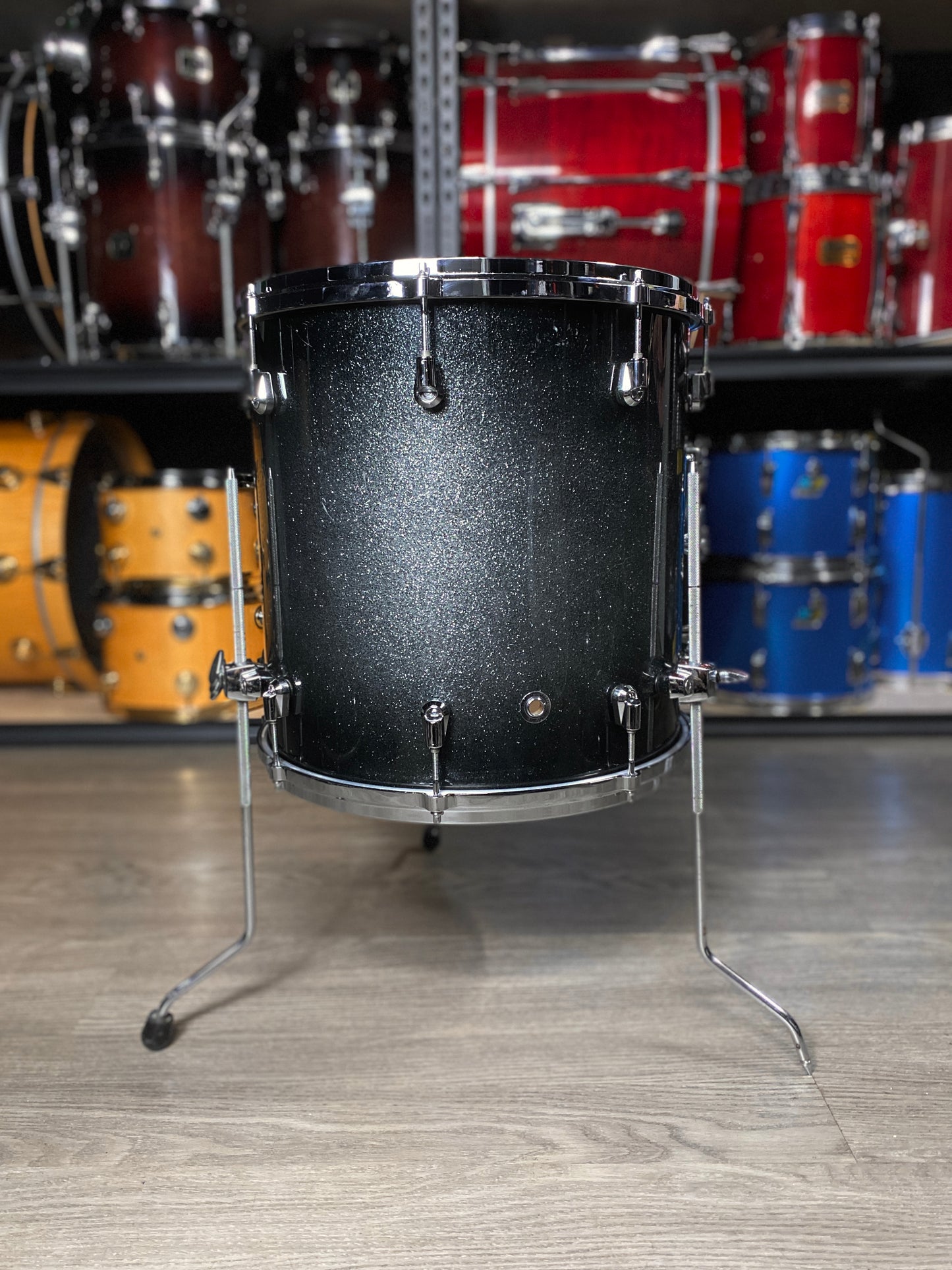 Yamaha Absolute Custom Maple Drum Kit – Black Sparkle Sunburst