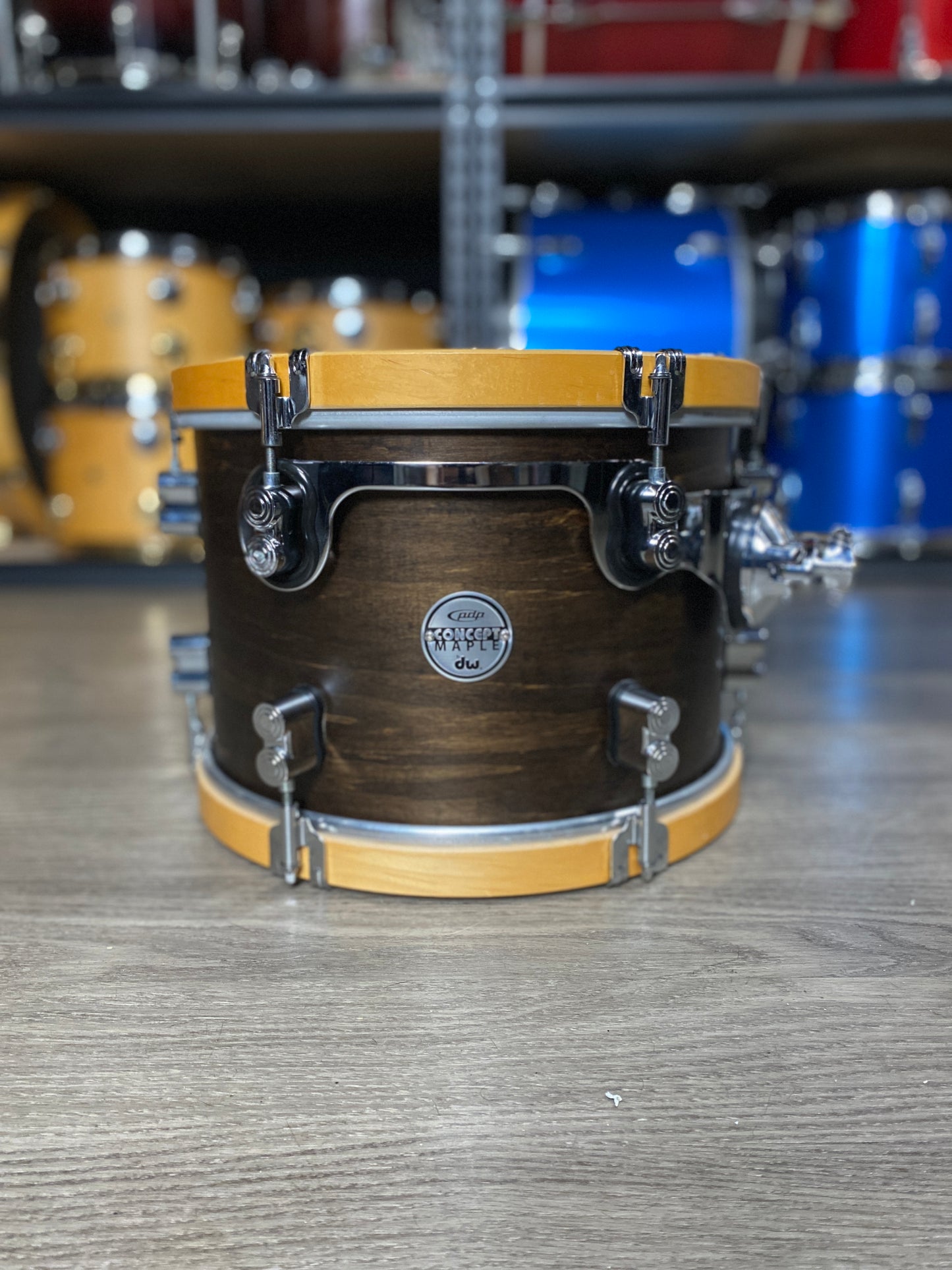 PDP Concept Classic Maple Drum Kit – Walnut / Natural Hoops