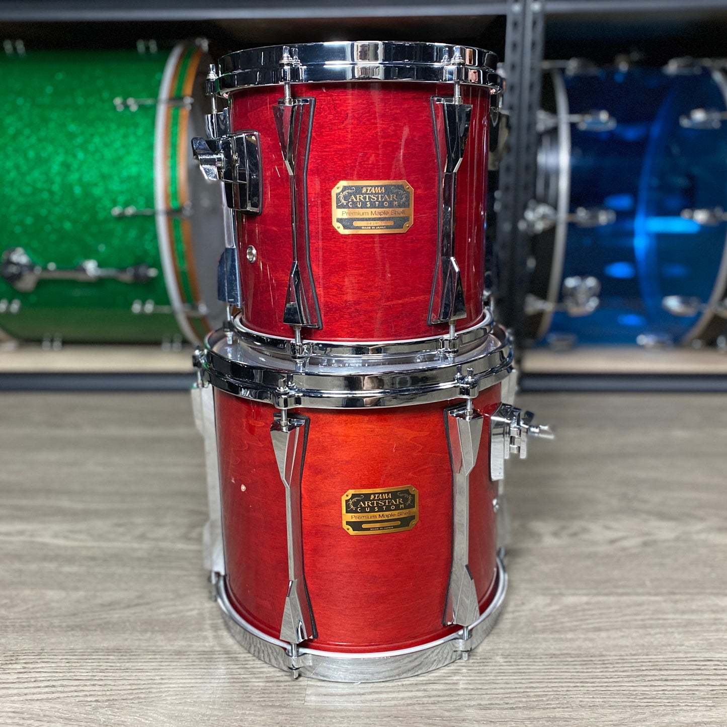 Tama Artstar Custom Maple Drum Kit Cherry Wine 1990s