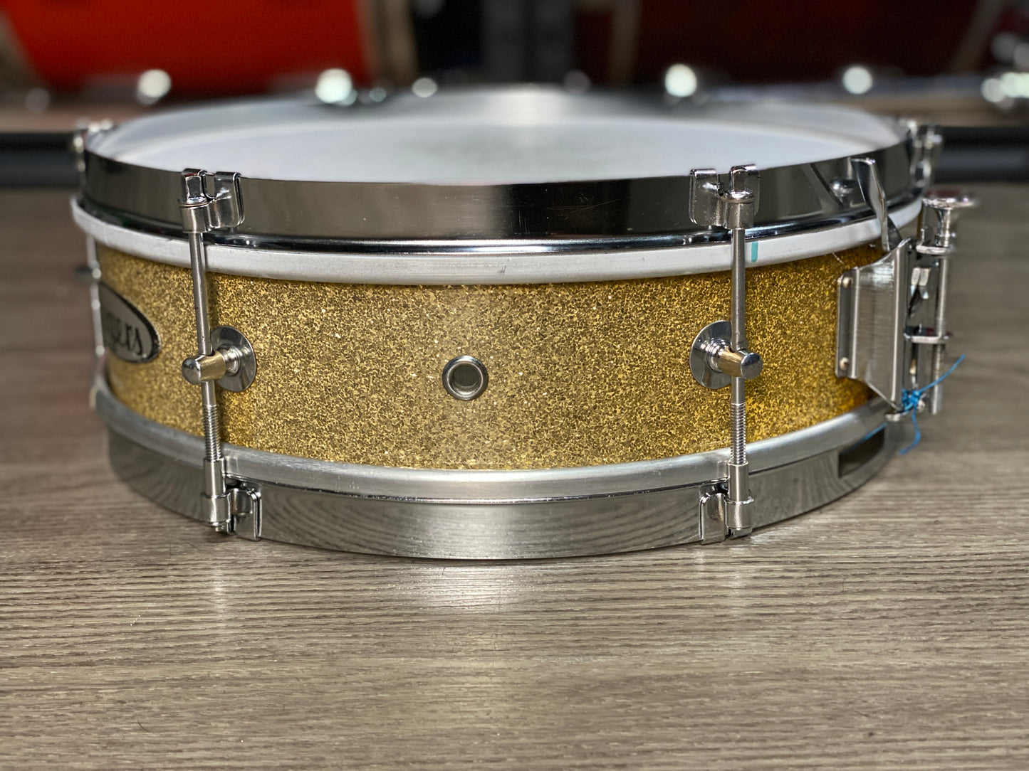 Rogers 4x13 Classmate Outfit Snare Drum Gold Sparkle 1950’s