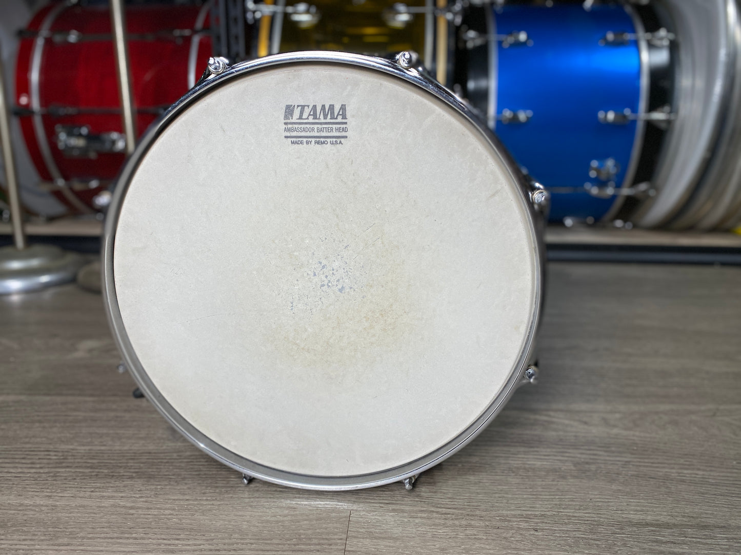 Tama 6x13 Artwood Snare Drum Amber Gravure 1990s