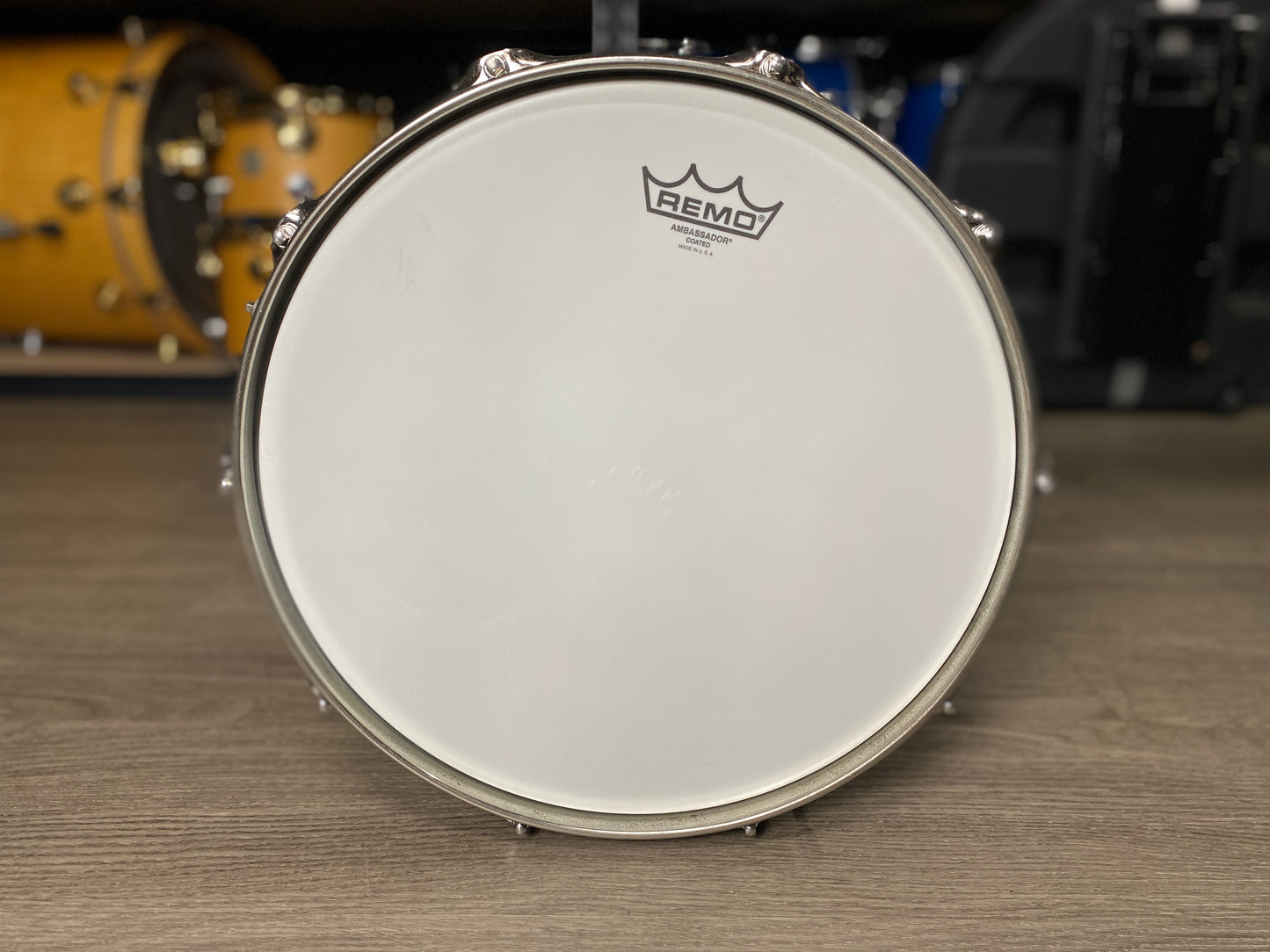 DW Collector’s Custom Series 8x14 Edge Snare Drum – Exotic Ivory Ebony