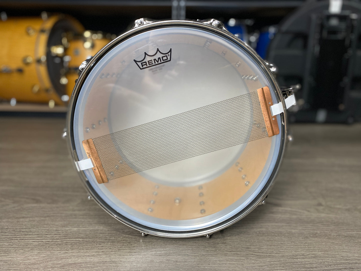 DW Collector’s Custom Series 8x14 Edge Snare Drum – Exotic Ivory Ebony