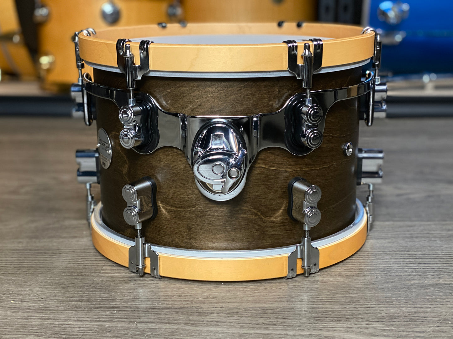 PDP Concept Classic Maple 8x12 Rack Tom – Walnut / Natural Hoops