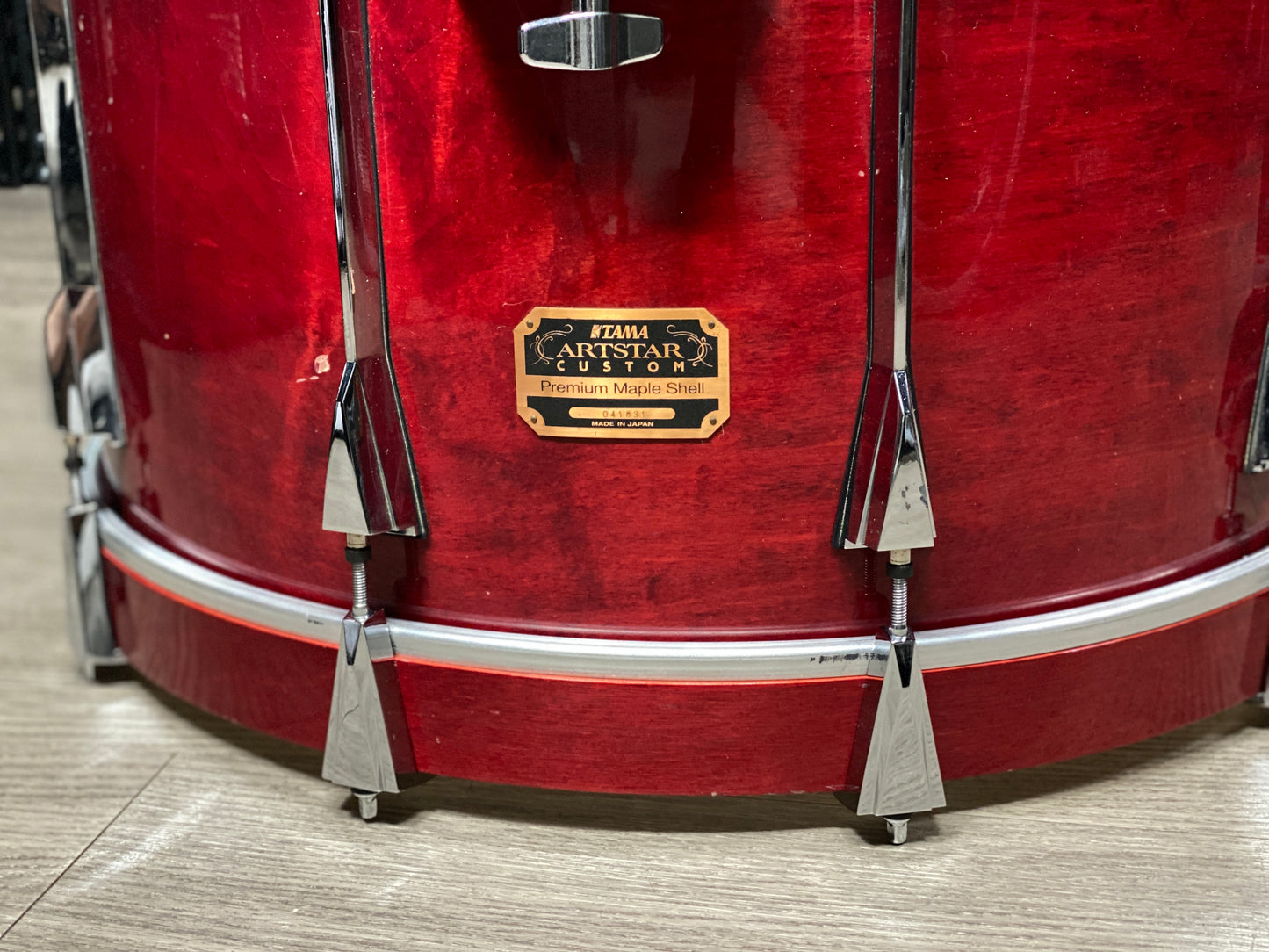 Tama Artstar Custom Maple Drum Kit Cherry Wine 1990s