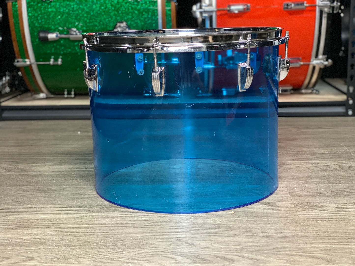 Ludwig 12x15 Vistalite Concert Tom Blue - 1970s