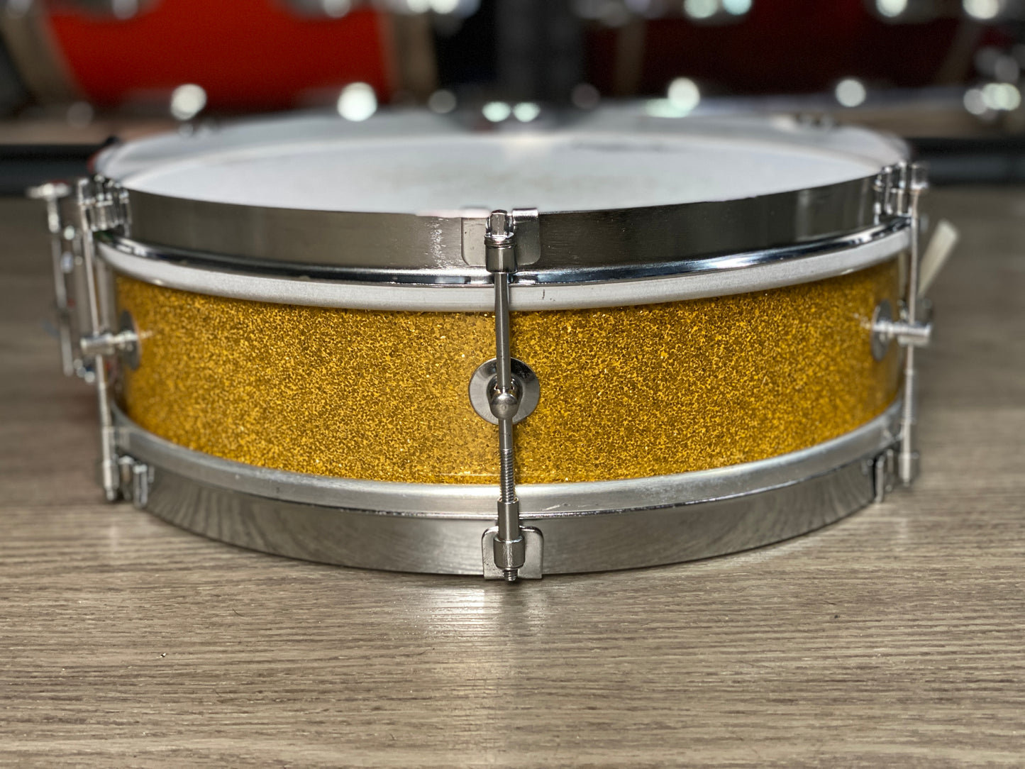 Rogers 4x13 Classmate Outfit Snare Drum Gold Sparkle 1950’s