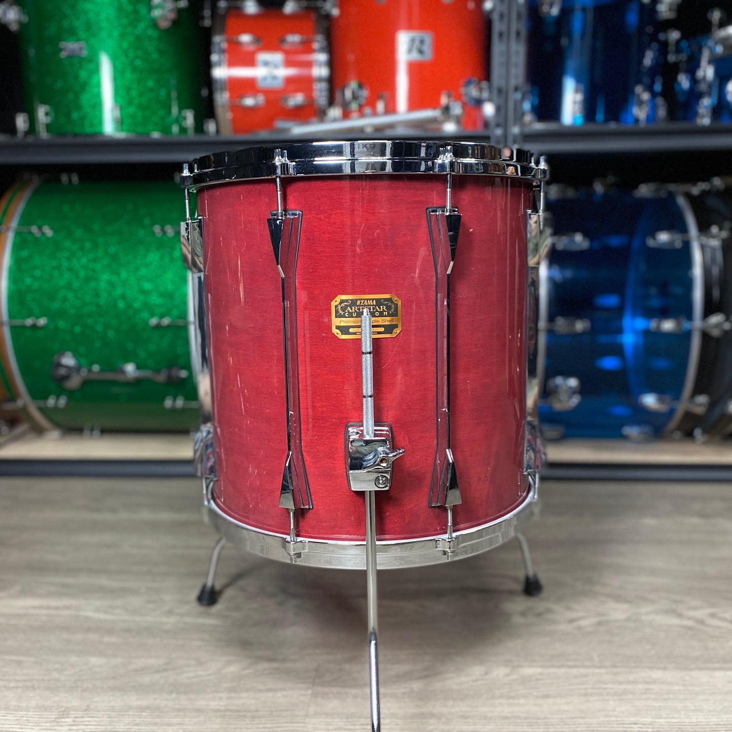 Tama Artstar Custom Maple Drum Kit Cherry Wine 1990s