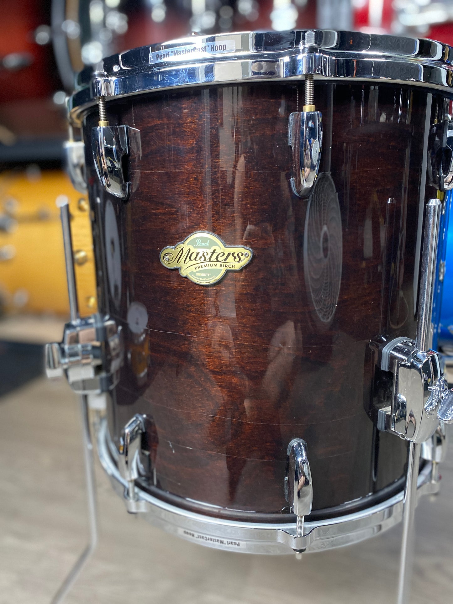 Pearl Masters SST Birch Drum Set Walnut Lacquer