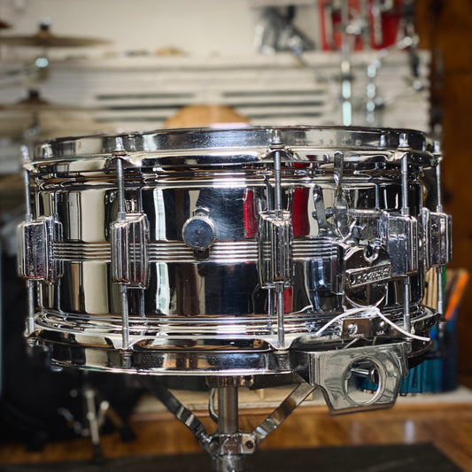 Rogers Drums 6.5x14 Dynasonic 5-Line Snare Drum – 1970s