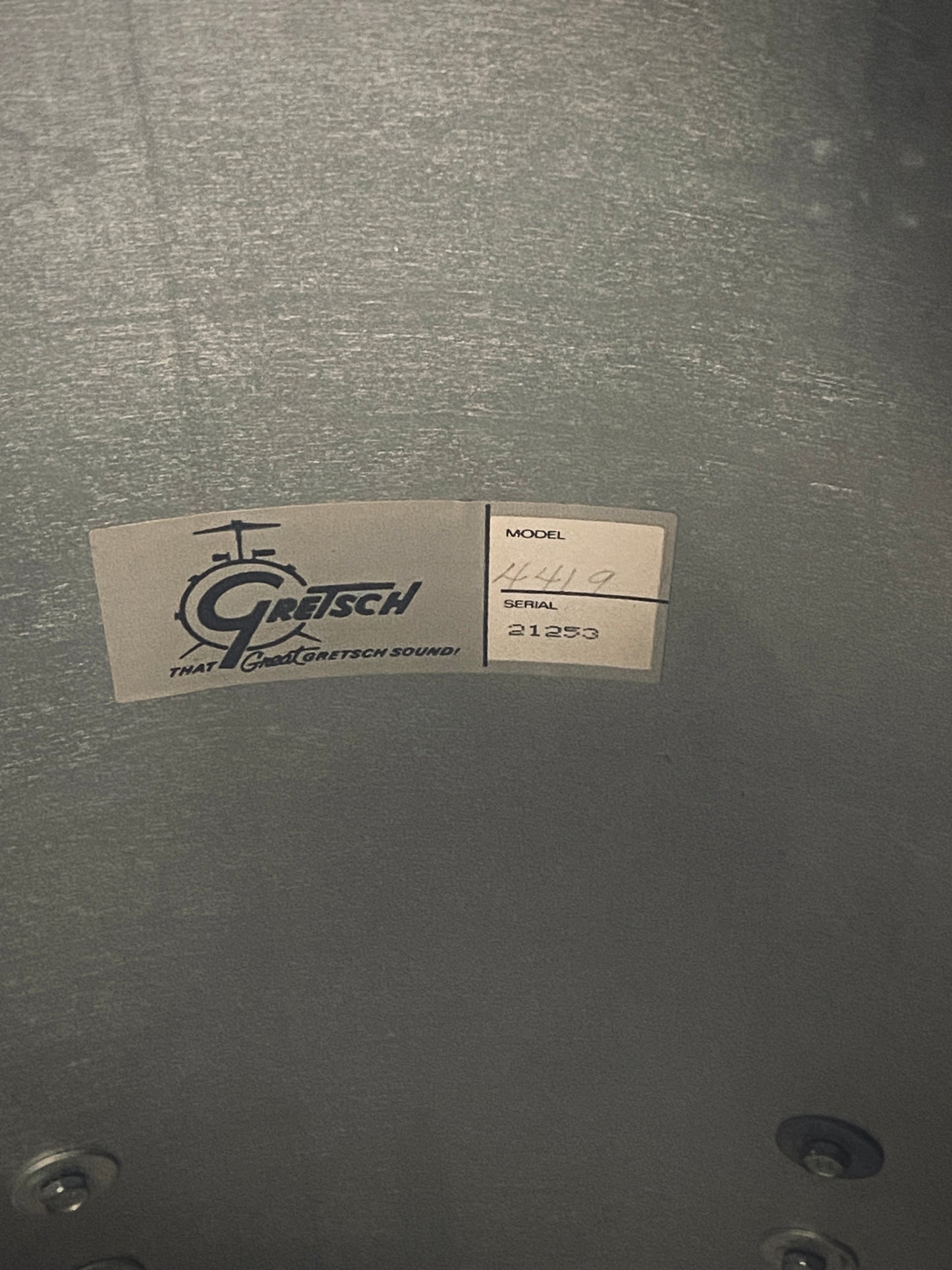 Gretsch USA Drum Set – White Nitron (Early 1980s)