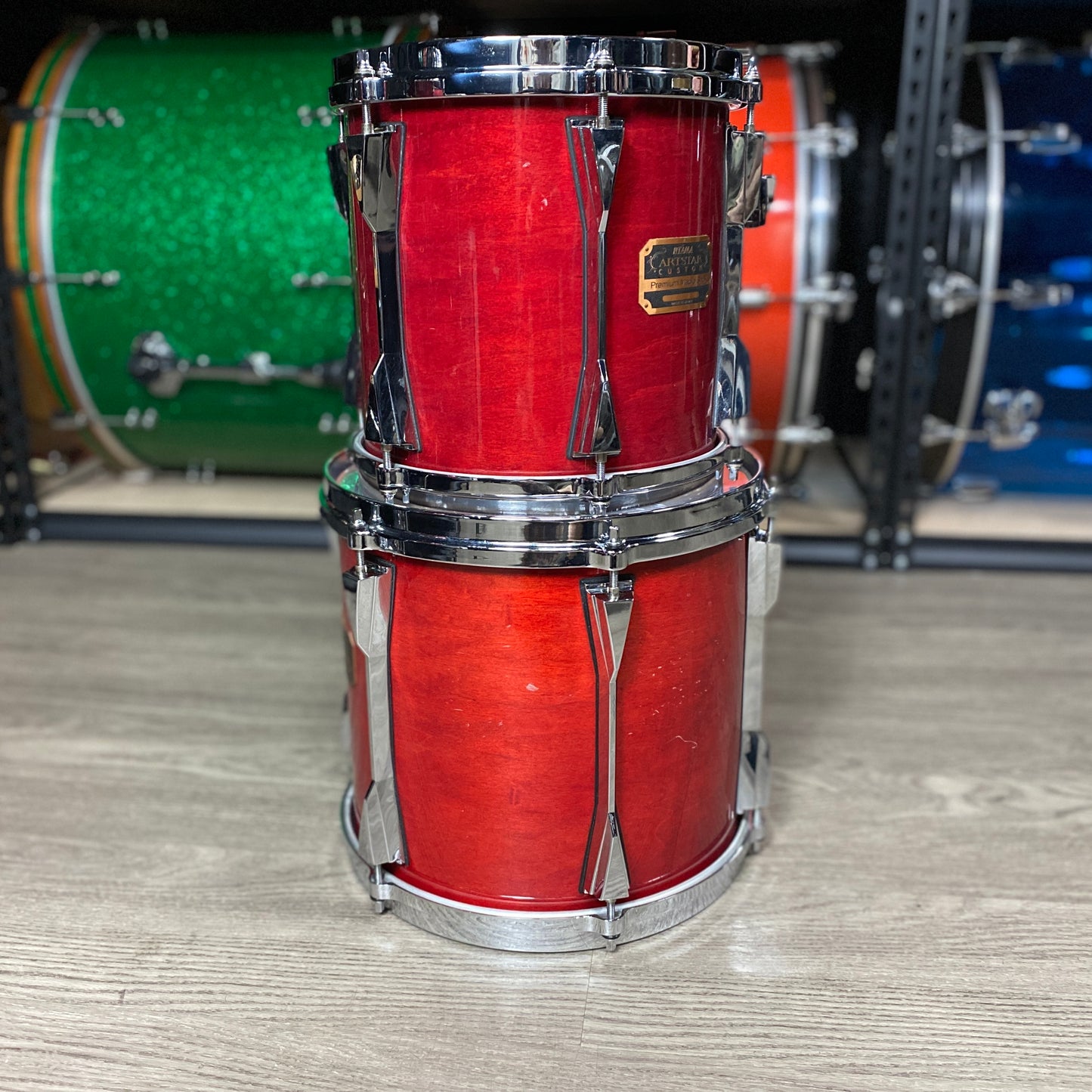 Tama Artstar Custom Maple Drum Kit Cherry Wine 1990s