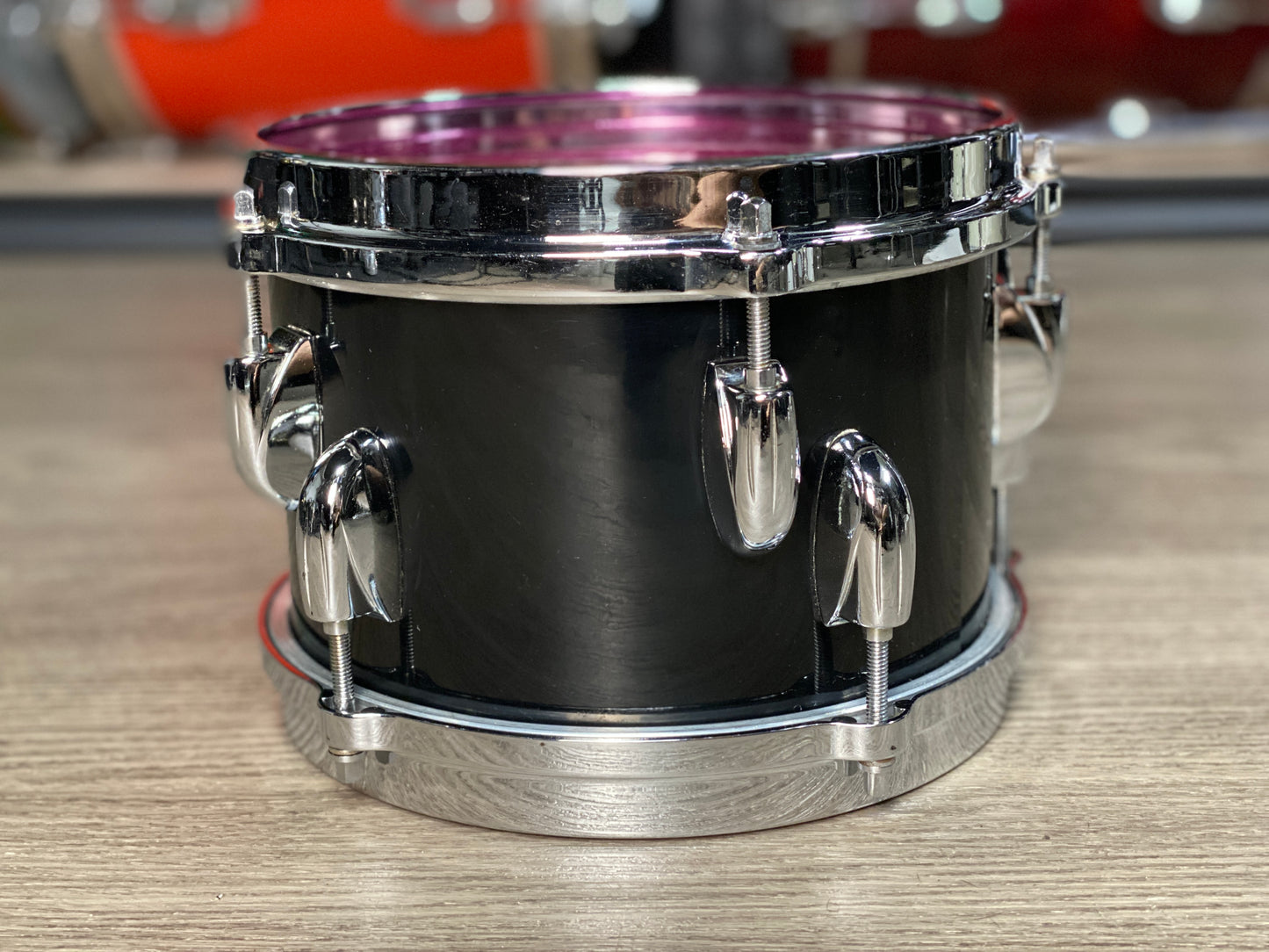 Gretsch 5.5x8 Rack Tom Drum Black Nitron 1980s