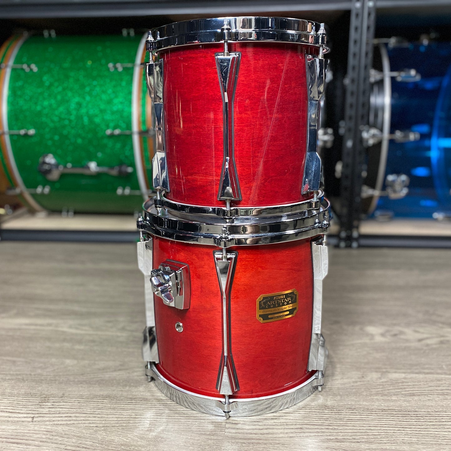 Tama Artstar Custom Maple Drum Kit Cherry Wine 1990s