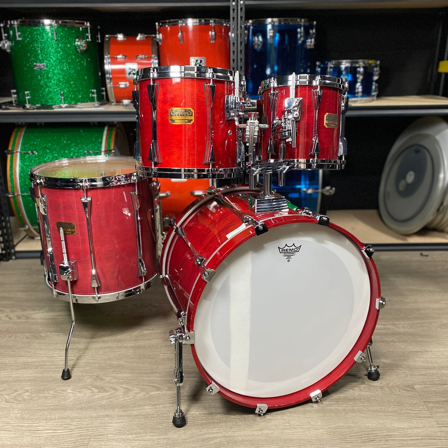 Tama Artstar Custom Maple Drum Kit Cherry Wine 1990s