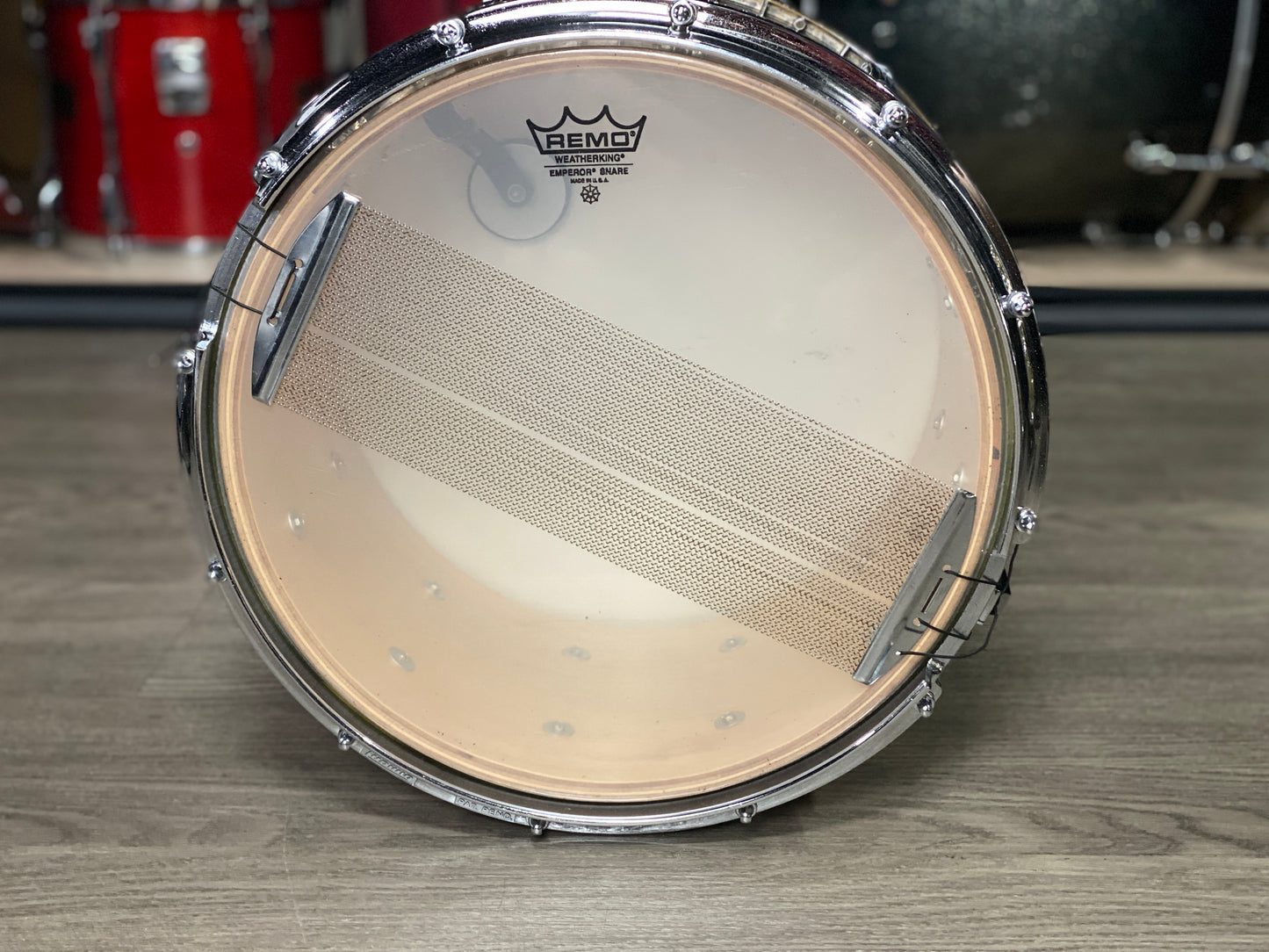 Ludwig 8x14 Coliseum 12 Lug Snare Drum 1980s