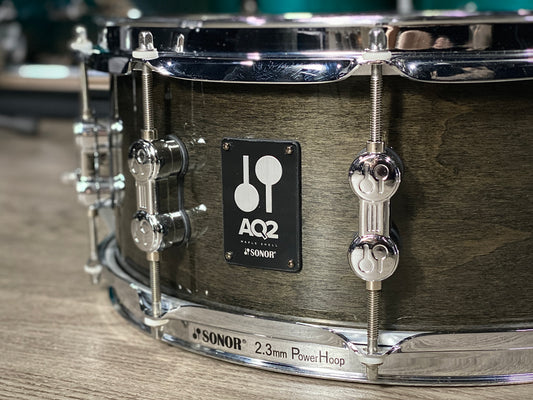 Sonor AQ2 6x14 Snare Drum w/ Zikit Pro Kit – Transparent Black