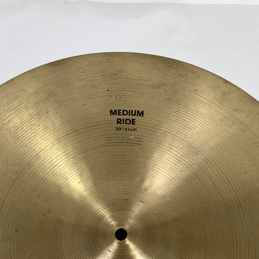 Zildjian 20” Medium Ride Cymbal 1970s
