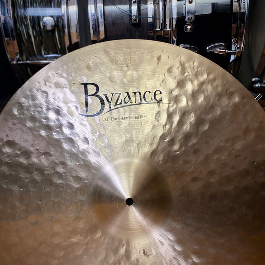 Meinl 22” Byzance Extra Hammered Ride Cymbal