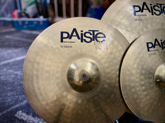 Paiste 101 Brass Universal Cymbal Set