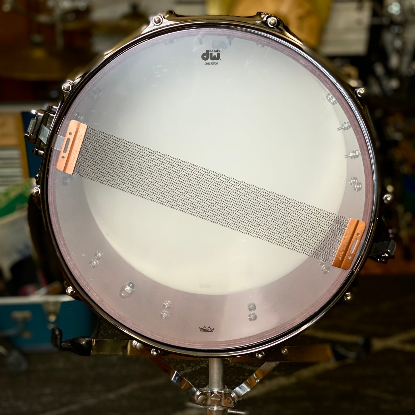 DW Collector’s Series 6.5x14 Purpleheart Wood Snare Drum - Natural