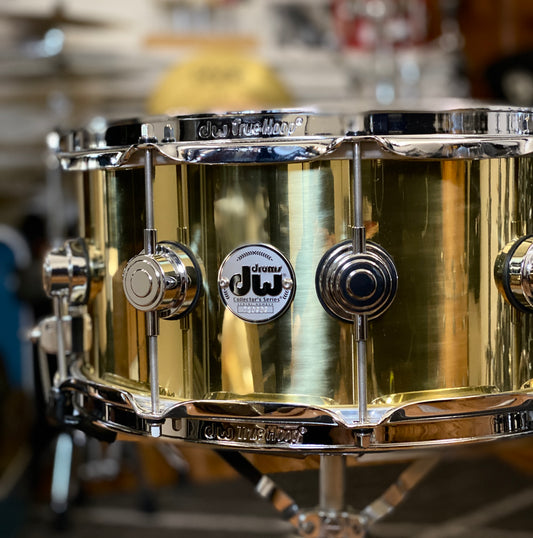 DW Collector’s Series 6.5x14 Polished Brass Snare Drum