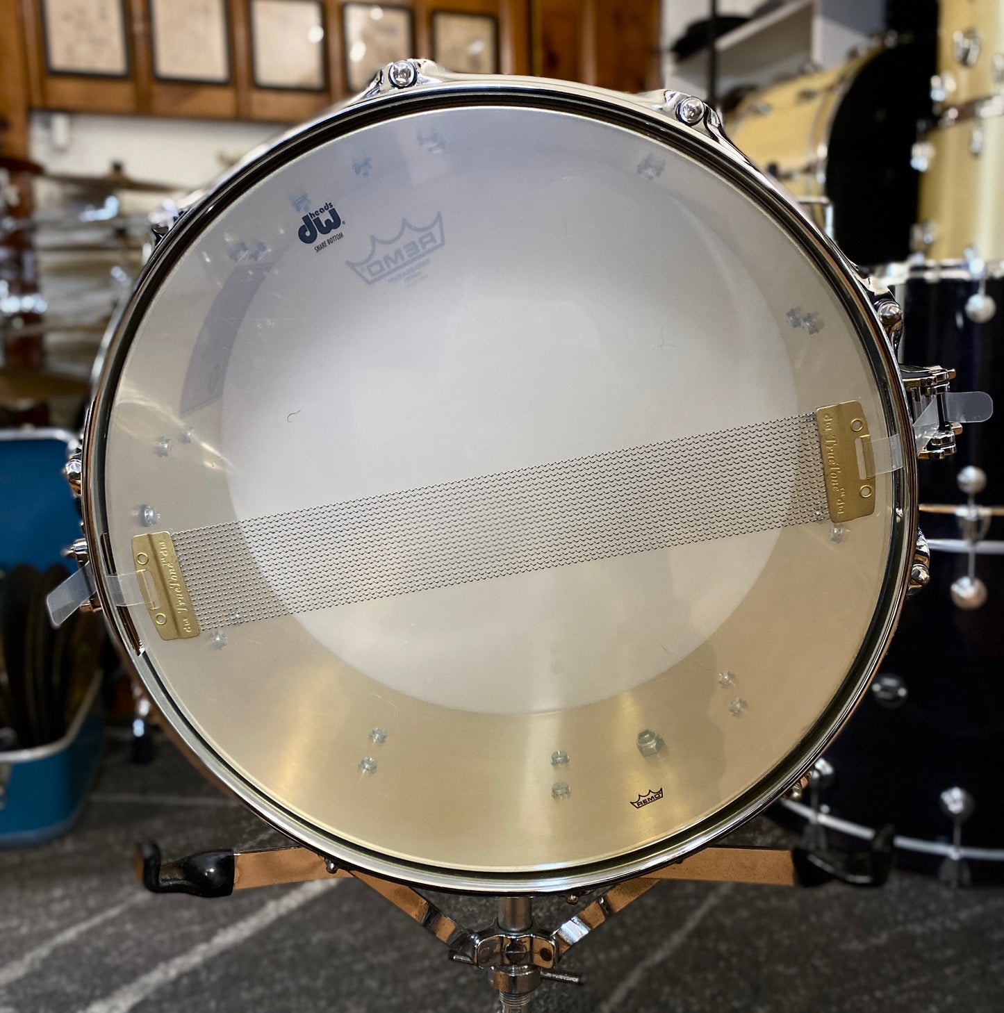 DW Collector’s Series 6.5x14 Polished Brass Snare Drum