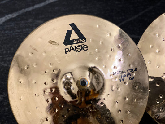 Paiste 14” Alpha Metal Edge Hi Hat Cymbals