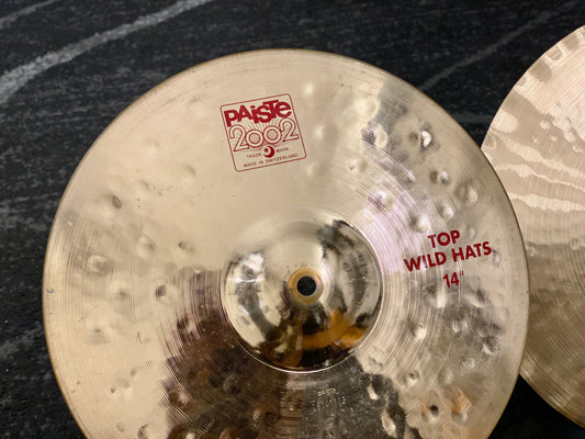 Paiste 14” 2002 Wild/Sound Edge HI Hat Cymbals