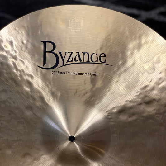 Meinl 20” Byzance Extra Hammered Thin Crash Cymbal