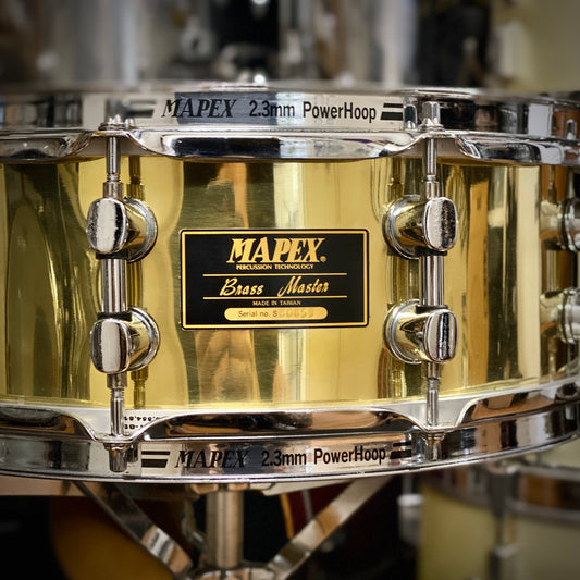 Mapex 5x14 Brass Master B450DH Snare Drum (1990s)