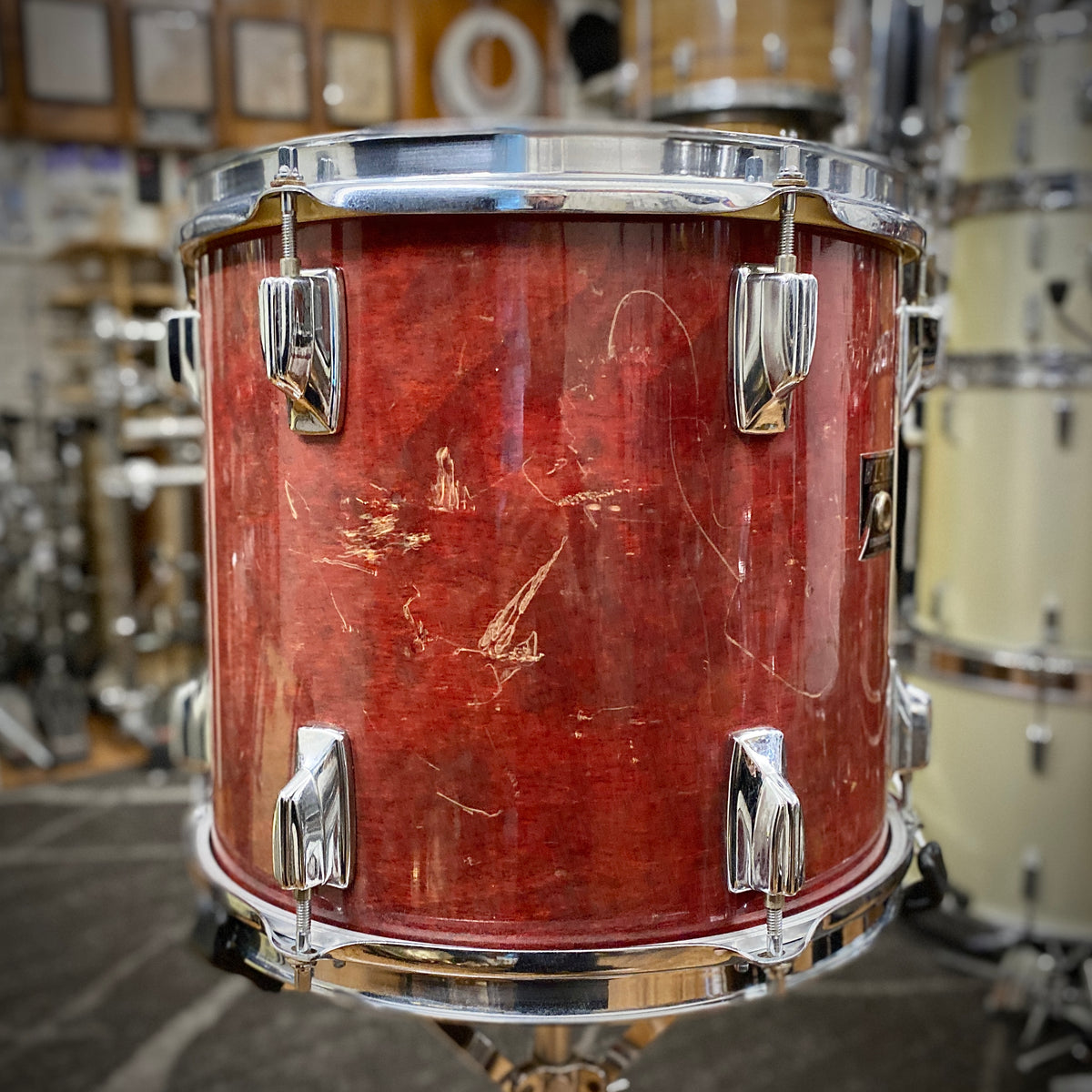 Tama 11x12 Superstar Rack Tom - Cherry Wine (1980s)