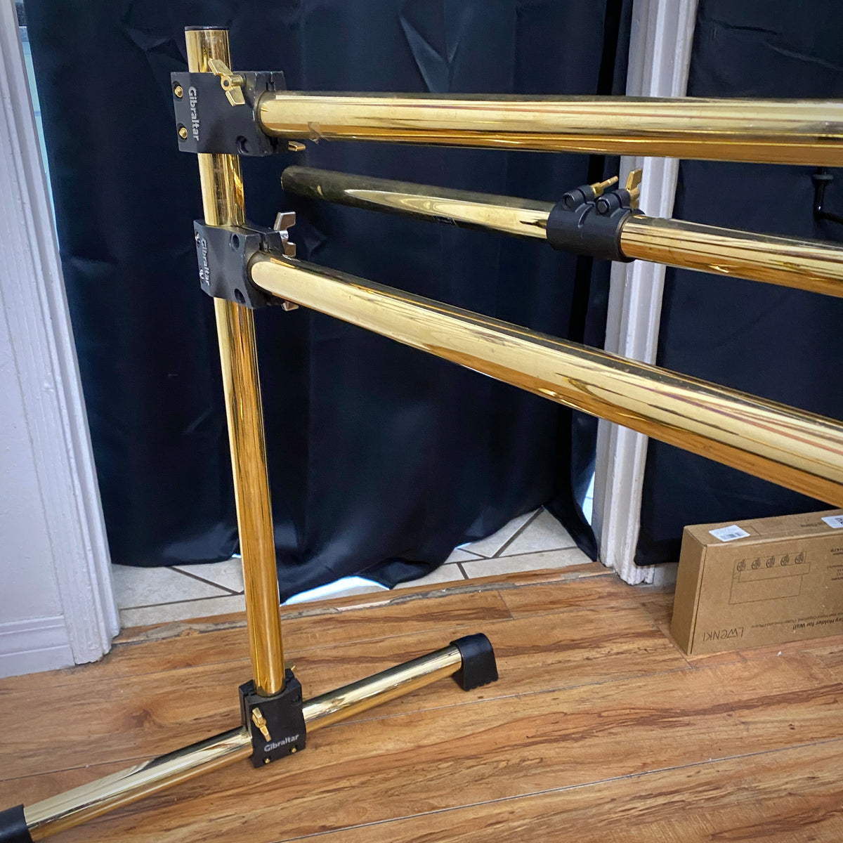 Gibraltar Gold Drum Rack – 1990s