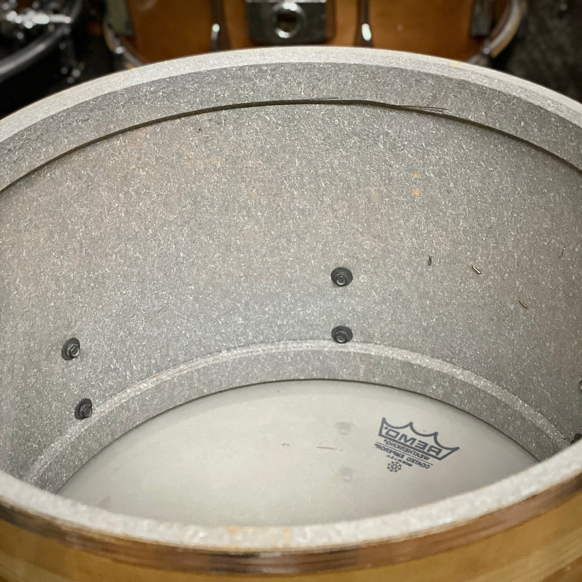 Rogers 9x13 Fullerton Concert Tom – Butcher Block (1970s)