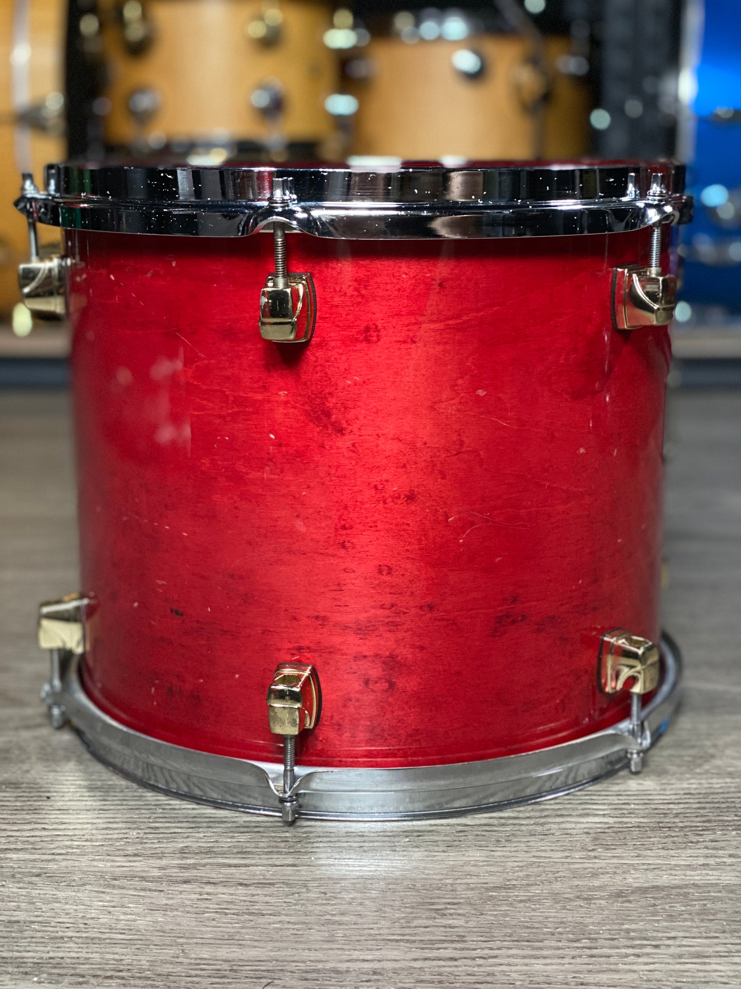 Yamaha Maple Custom Drum Kit – Red Maple Lacquer (1990s)