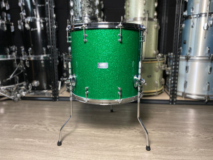 Orange County Custom Drum Kit 14/16/18/26 - Green Sparkle