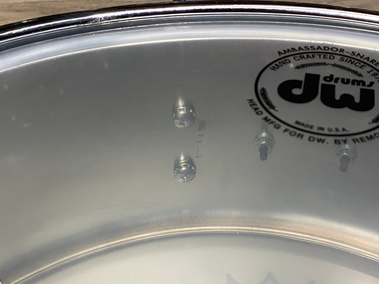 DW Collectors 5x14 Chrome Over Brass Snare – 1998