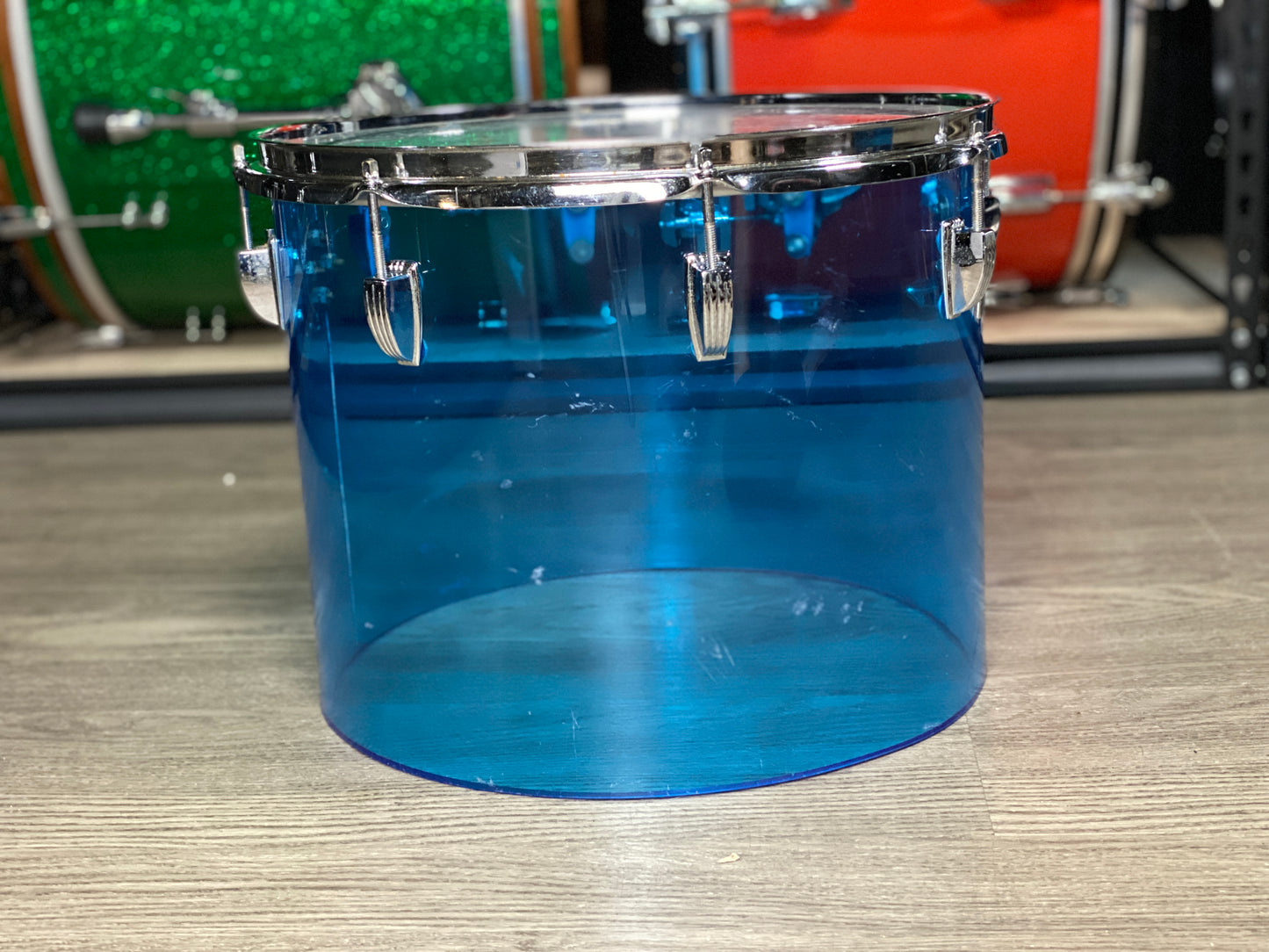 Ludwig 12x15 Vistalite Concert Tom Blue - 1970s