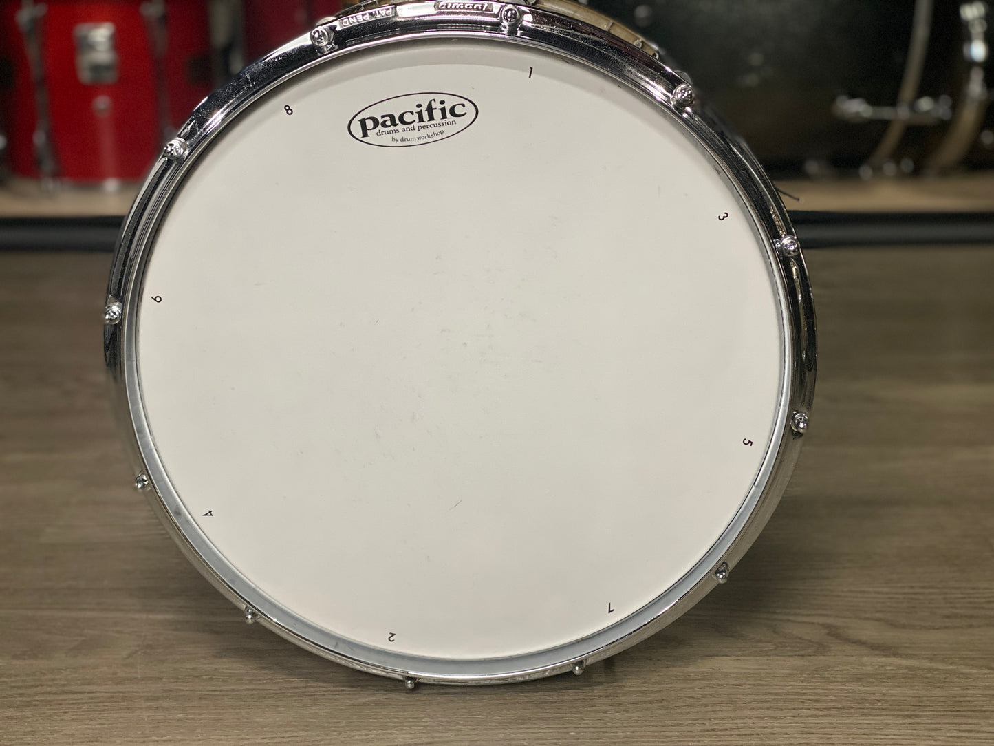 Ludwig 8x14 Coliseum 12 Lug Snare Drum 1980s