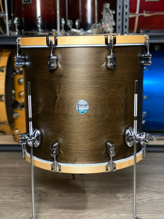 PDP Concept Classic Maple 16x18 Floor Tom – Walnut / Natural Hoops