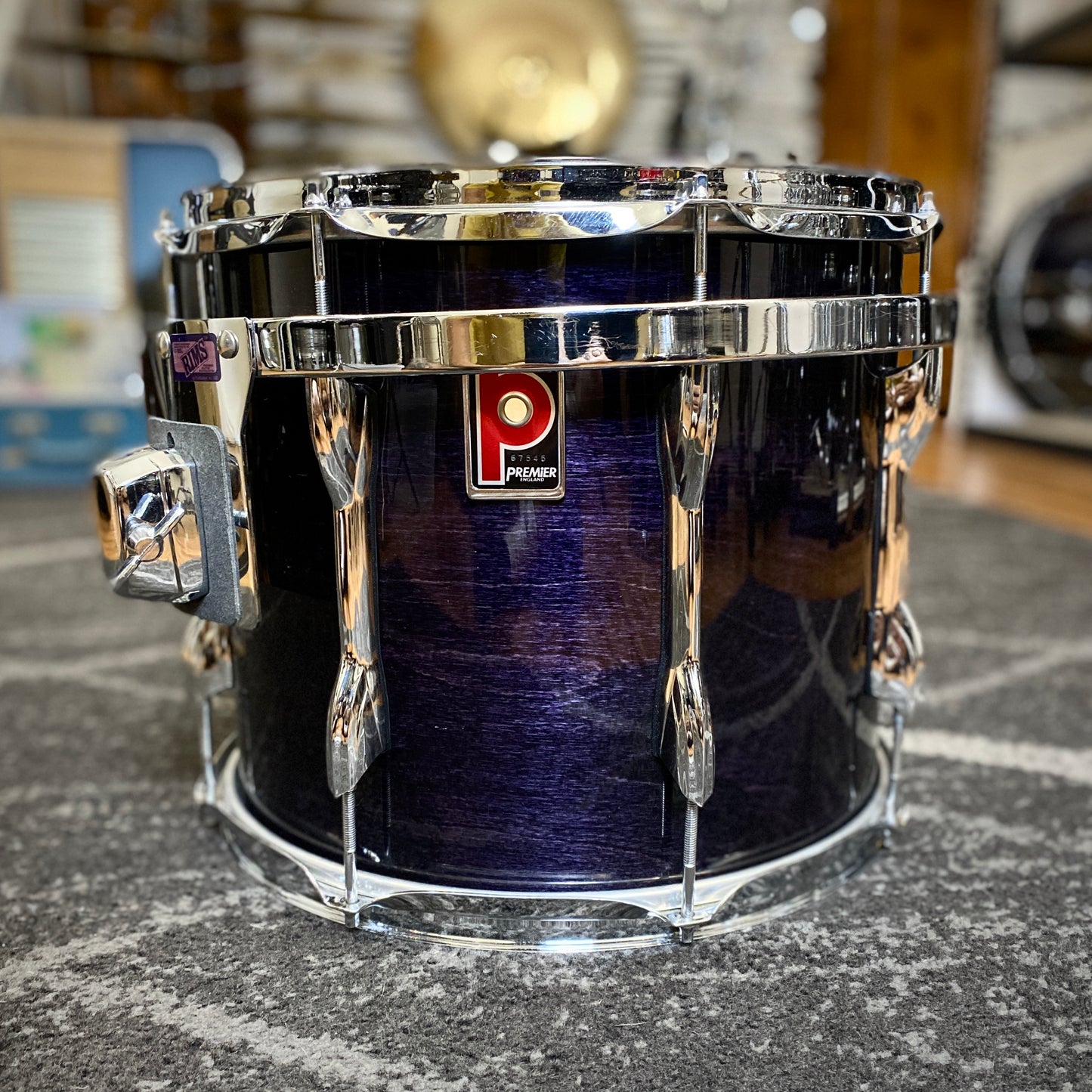 Premier Projector Drum Kit - Black Shadow - 1990s