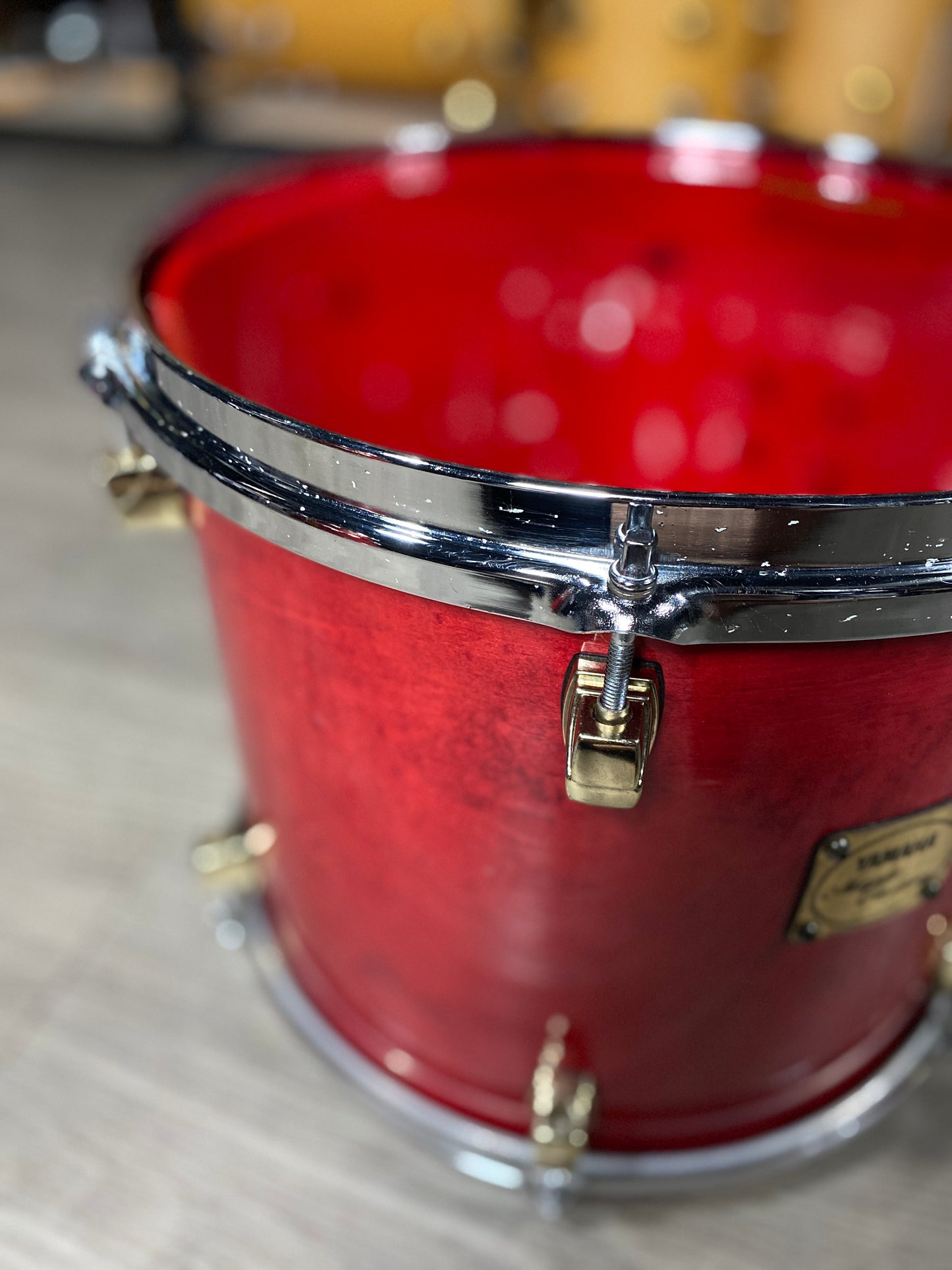 Yamaha Maple Custom Drum Kit – Red Maple Lacquer (1990s)