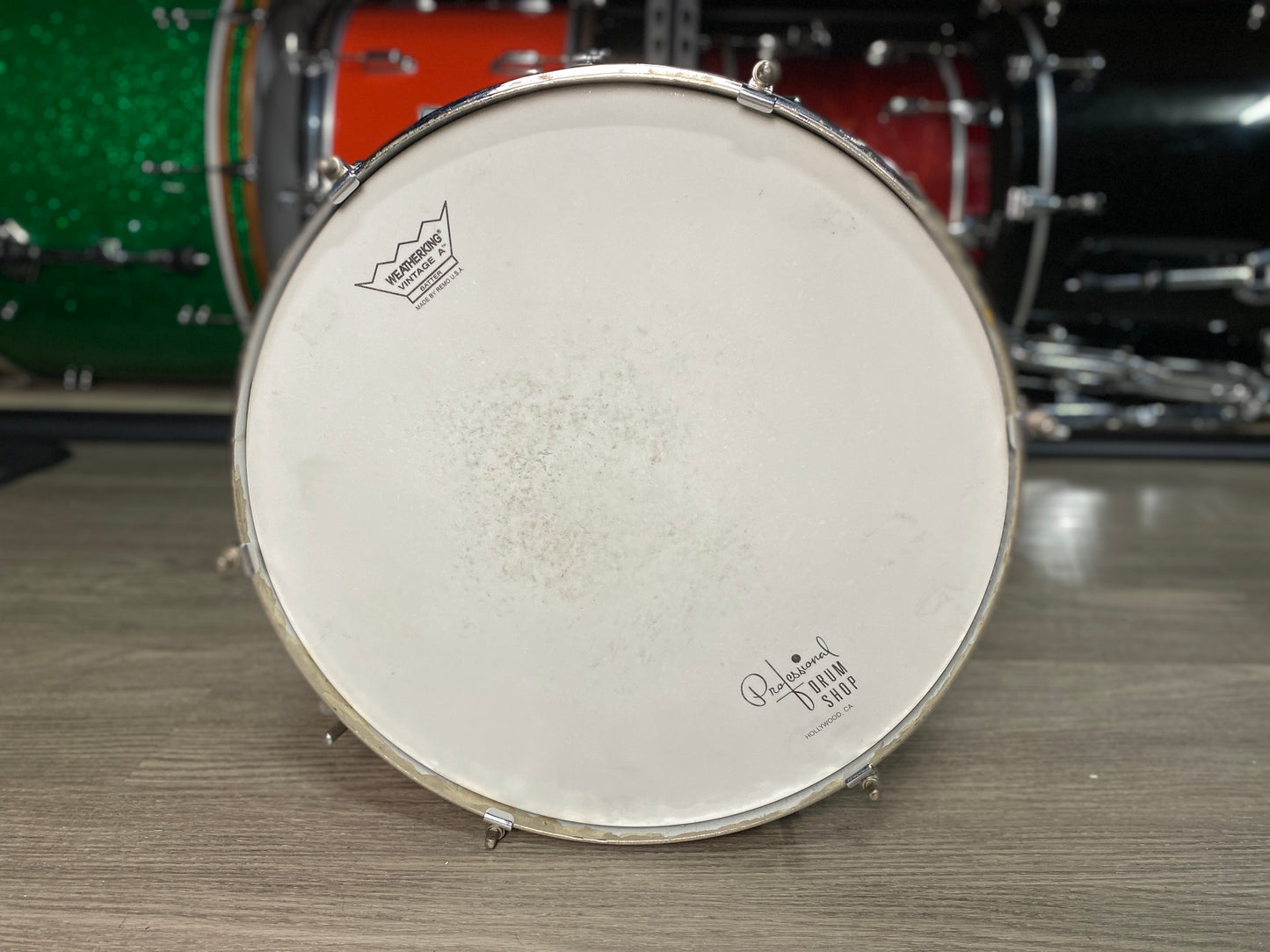 Ludwig 5x14 Universal Snare Drum 2 Piece Nickel Over Brass 1930’s