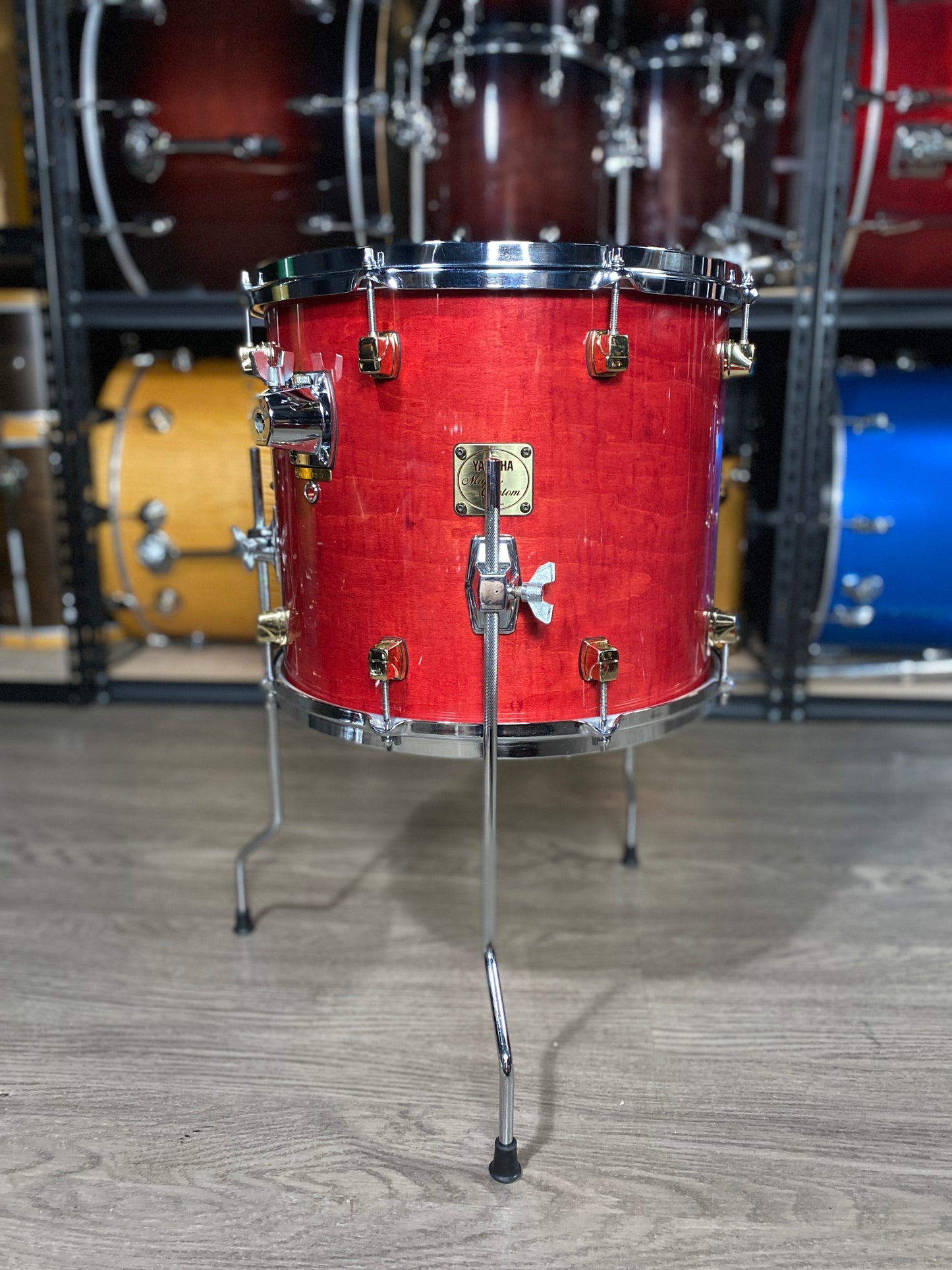 Yamaha Maple Custom Drum Kit – Red Maple Lacquer (1990s)