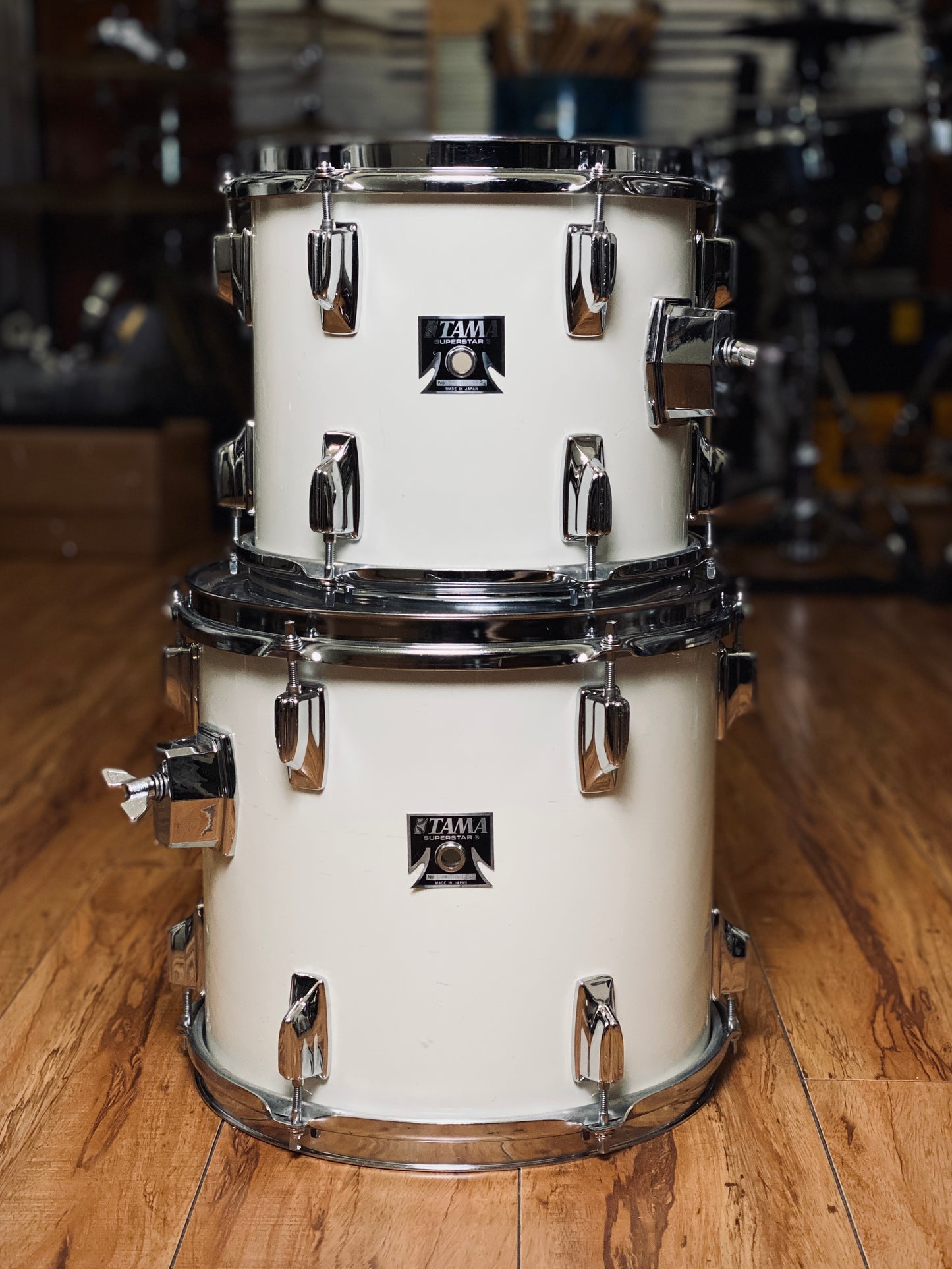 Tama Superstar Drum Kit – Piano White (1986)
