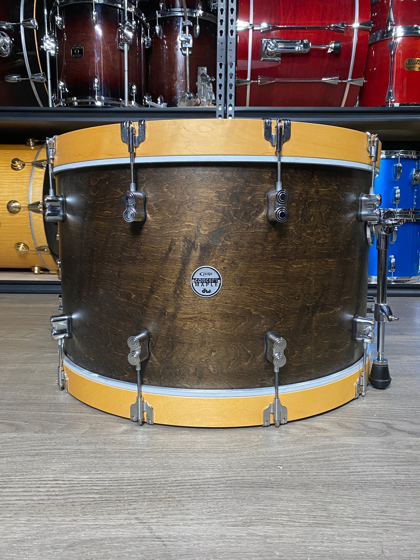 PDP Concept Classic Maple Drum Kit – Walnut / Natural Hoops