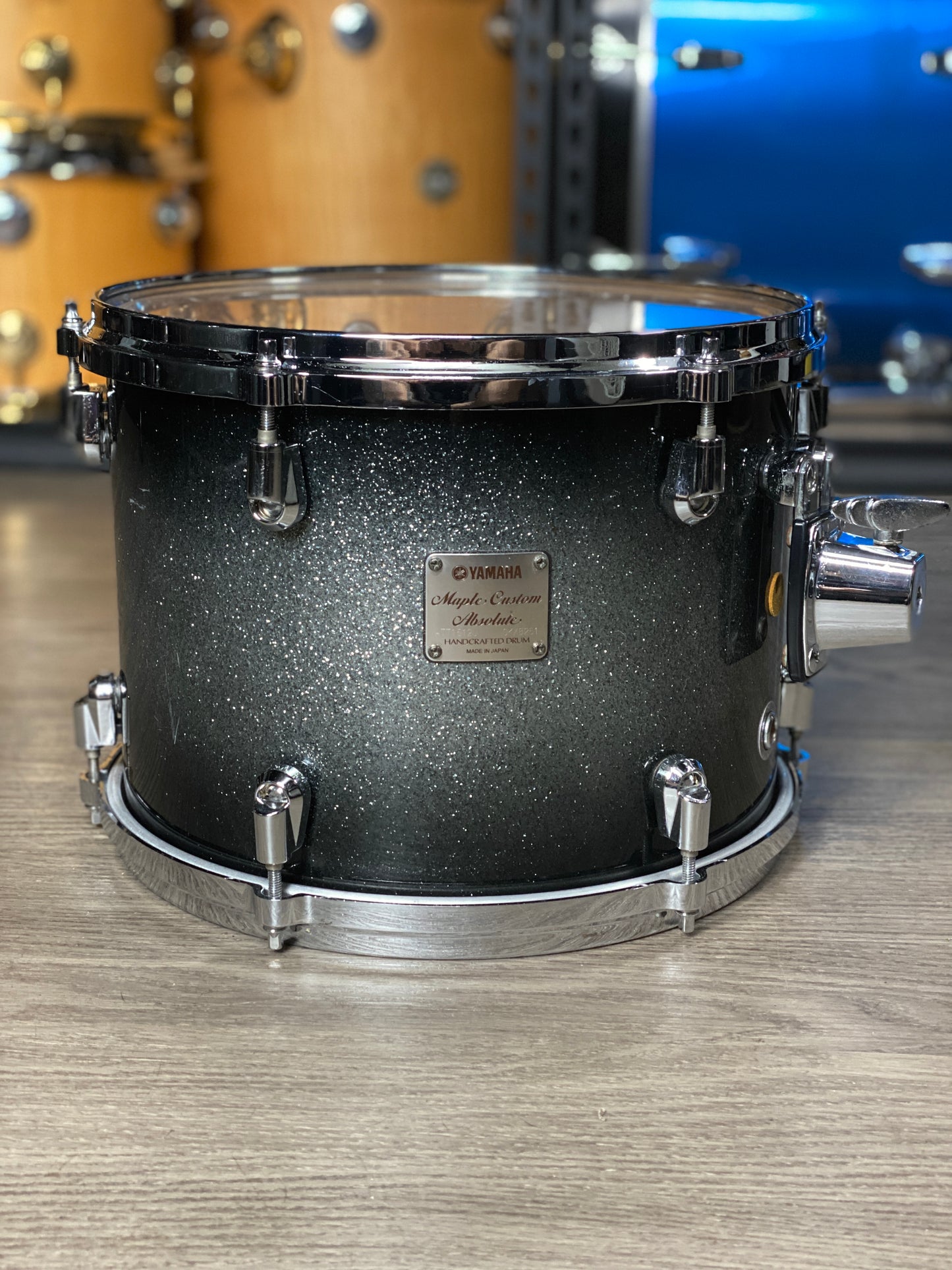Yamaha Absolute Custom Maple Drum Kit – Black Sparkle Sunburst