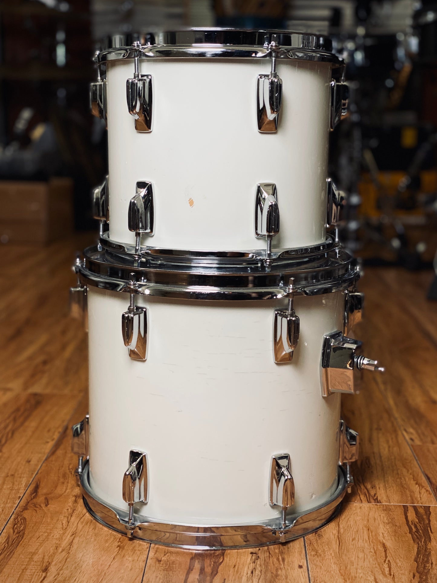 Tama Superstar Drum Kit – Piano White (1986)