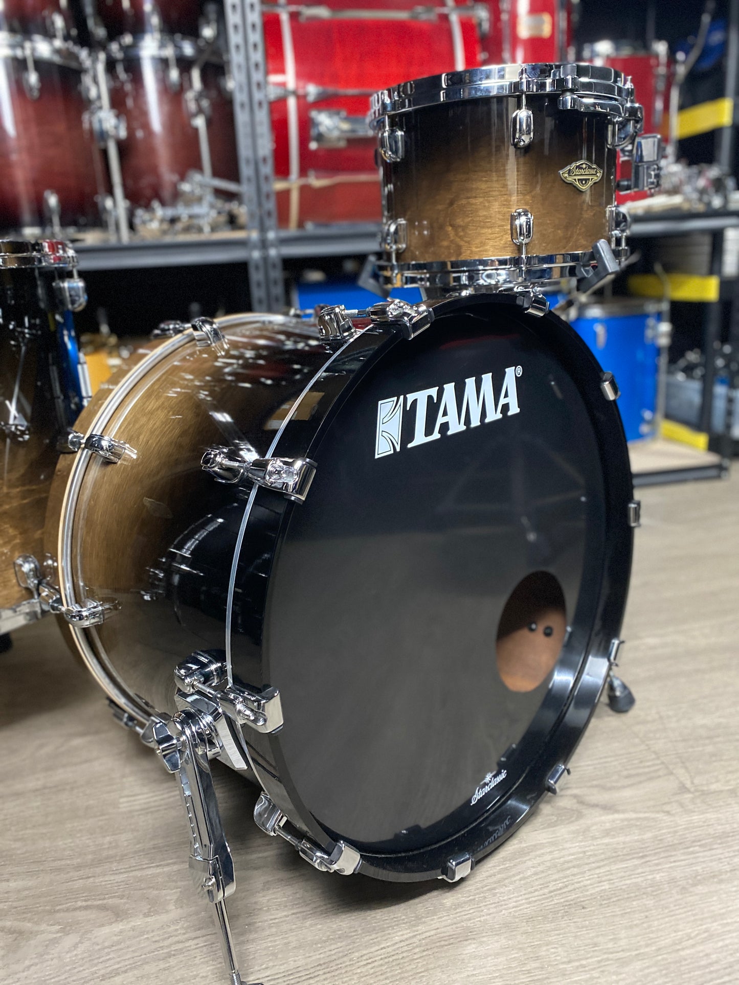 Tama Starclassic Walnut/Birch 3pc Drum Kit – Transparent Mocha Fade
